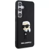 Karl Lagerfeld KLHCS24M3DRKINK kova kotelo 3D Rubber Ikonik Samsung Galaxy S24+ musta