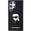 Karl Lagerfeld KLHCS24L3DRKINK kova kotelo 3D Rubber Ikonik Samsung Galaxy S24 Ultra - musta