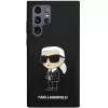 Karl Lagerfeld Ikonik-silikonikotelo Samsung Galaxy S24 Ultralle - musta