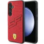 Ferrari FEHCS24SPINR S24 S921 punainen kovakotelo Big SF Perforated Samsung Galaxy S24:lle