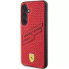 Ferrari FEHCS24SPINR S24 S921 punainen kovakotelo Big SF Perforated Samsung Galaxy S24:lle