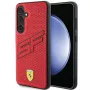 Ferrari FEHCS24MPINR S24+ S926 punainen kovakotelo Big SF Perforated Samsung Galaxy S24+:lle