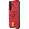 Ferrari FEHCS24MPINR S24+ S926 punainen kovakotelo Big SF Perforated Samsung Galaxy S24+:lle