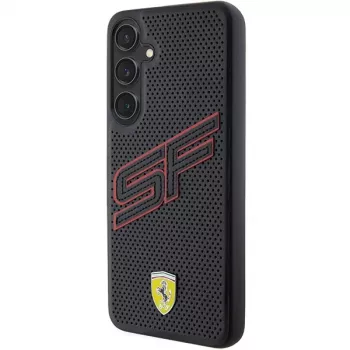 Ferrari FEHCS24MPINK S24+ S926 musta kovakotelo Big SF Perforated Samsung Galaxy S24+:lle