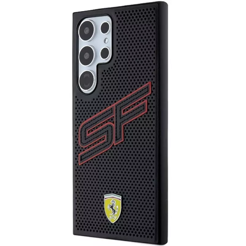 Ferrari FEHCS24LPINK S24 Ultra S928 musta kovakotelo Big SF Perforated
