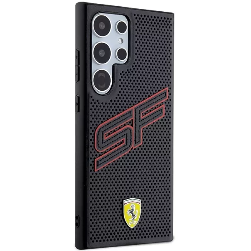 Ferrari FEHCS24LPINK S24 Ultra S928 musta kovakotelo Big SF Perforated