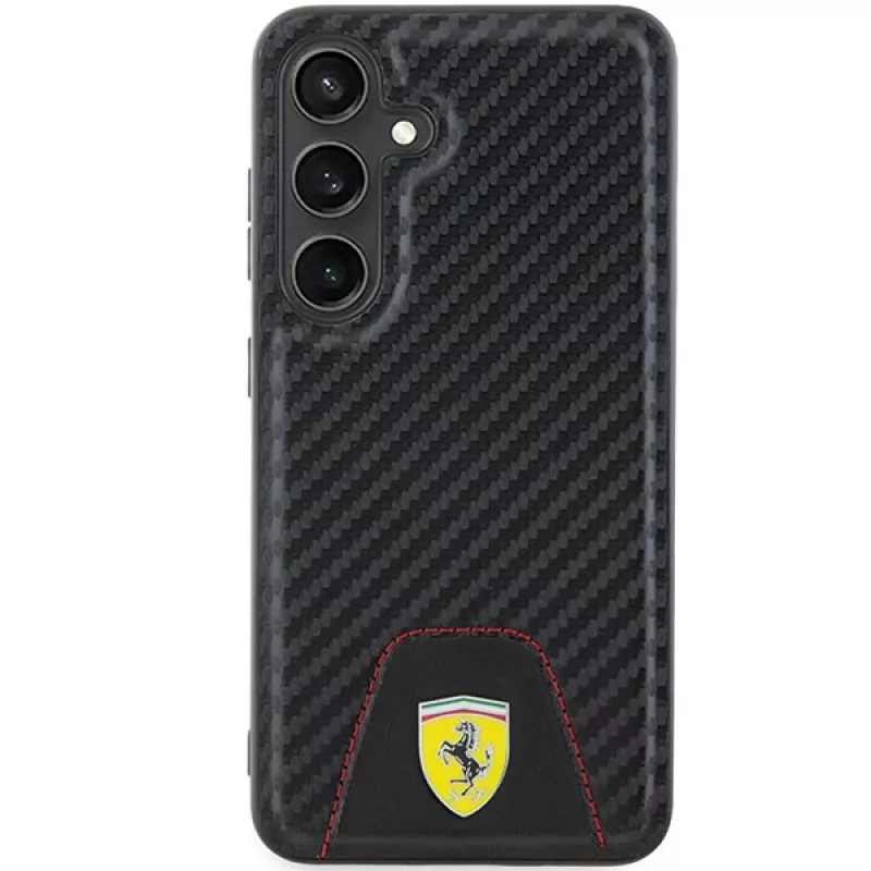 Ferrari FEHCS24SN3PUK S24 S921 musta kovakotelo Carbon Stitched Bottom
