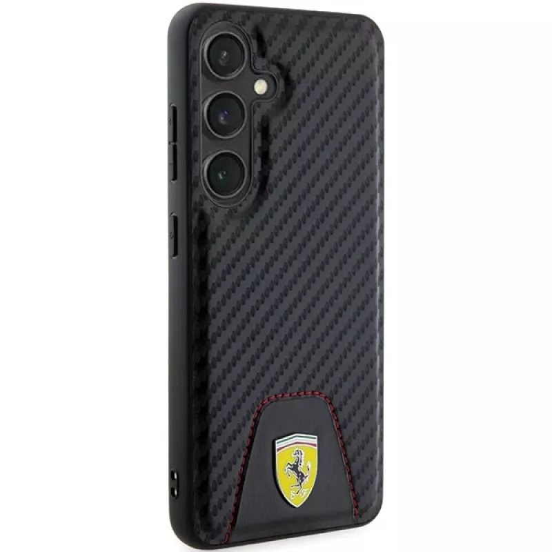 Ferrari FEHCS24SN3PUK S24 S921 musta kovakotelo Carbon Stitched Bottom