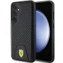 Ferrari FEHCS24MN3PUK kovakotelo Samsung Galaxy S24+:lle (SM-S926) - Carbon Stitched Bottom - musta