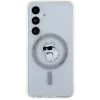 Karl Lagerfeld KLHMS24SHFCCNOT kovakotelo Samsung Galaxy S24, läpinäkyvä, MagSafe, Choupette-design