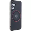 Mercedes-Benz S24 kovakotelo kaksikerroksinen punaisella MagSafe Samsung Galaxy S24 - musta