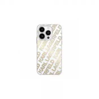 Karl Lagerfeld KLHCP15XHKFOEMD kova kotelo Apple iPhone 15 Pro Max, kulta, IML FulloverLogo