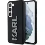 Karl Lagerfeld KLHCS24S3DMBKCK kova kotelo Samsung Galaxy S24, musta, 3D-kumi Glitter Logo