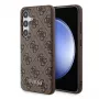 Guess GUOHCSA35G4GFBR A35 hardcase 4G Metal Gold Logo Samsung Galaxy A35 - ruskea