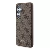 Guess GUOHCSA35G4GFBR A35 hardcase 4G Metal Gold Logo Samsung Galaxy A35 - ruskea