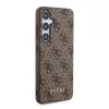 Guess GUOHCSA35G4GFBR A35 hardcase 4G Metal Gold Logo Samsung Galaxy A35 - ruskea