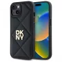 DKNY DKHCP14SPQDSLK Quilted Stack Logo takakansi Apple iPhone 14 6,1