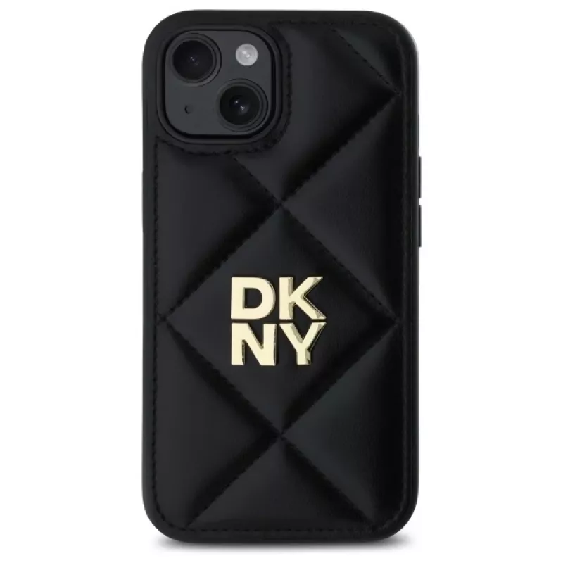 DKNY DKHCP14SPQDSLK Quilted Stack Logo takakansi Apple iPhone 14 6,1