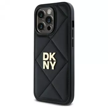 DKNY DKHCP14LPQDSLK Quilted Stack Logo takakansikotelo Apple iPhone 14 Pro 6,1