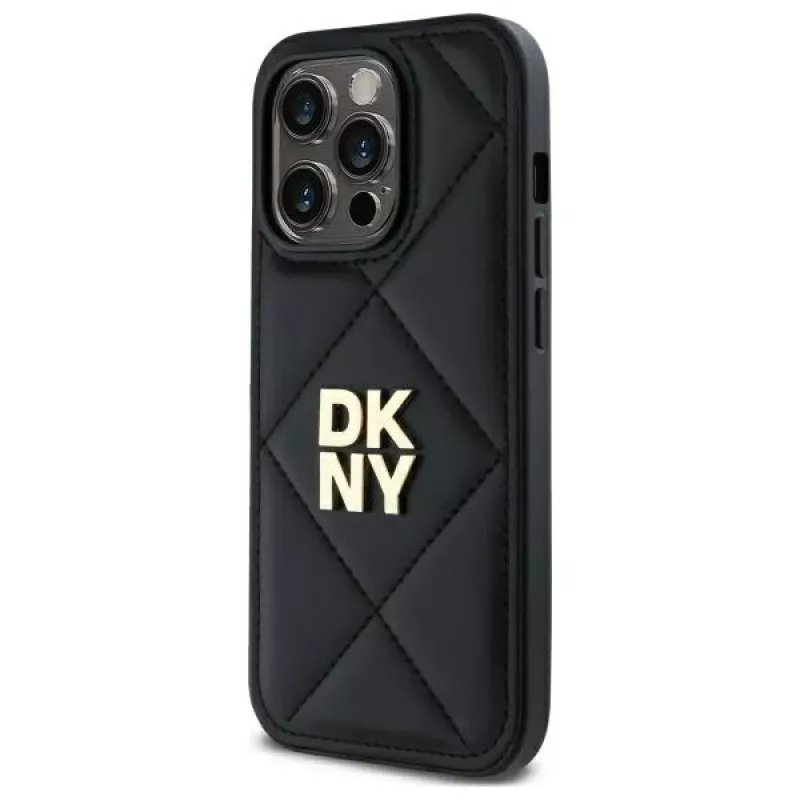 DKNY DKHCP14XPQDSLK Quilted Stack Logo takakansi iPhone 14 Pro Max 6,7