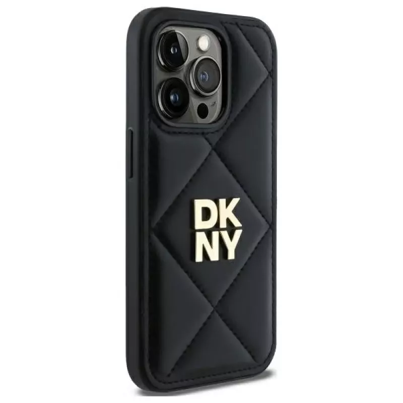 DKNY DKHCP14XPQDSLK Quilted Stack Logo takakansi iPhone 14 Pro Max 6,7
