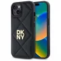 DKNY DKHCP15SPQDSLK Quilted Stack Logo takakansi Apple iPhone 15 6,1