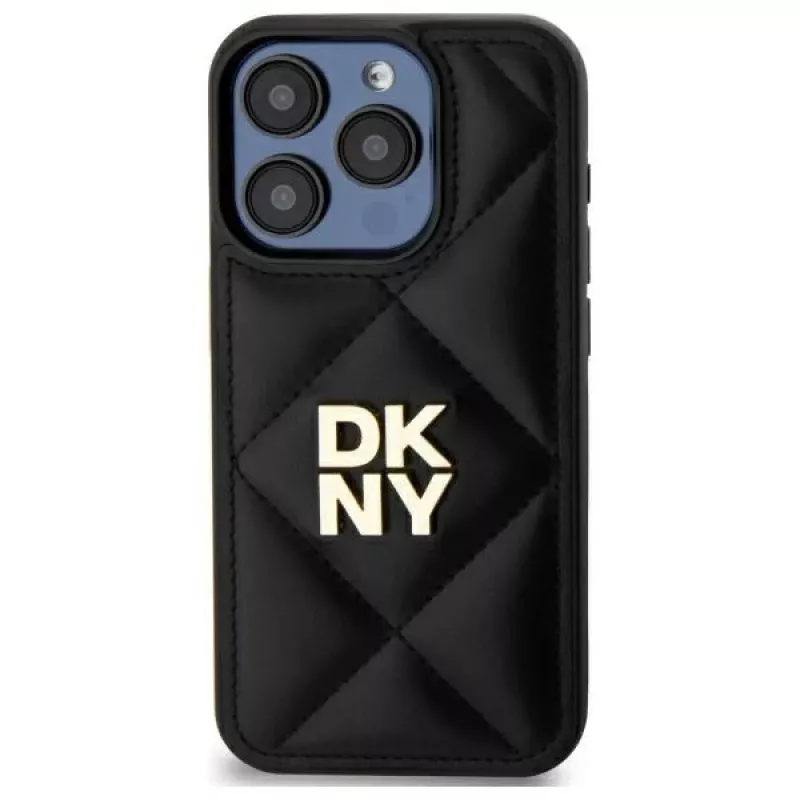 DKNY DKHCP15LPQDSLK Quilted Stack Logo takakansi Apple iPhone 15 Pro 6,1