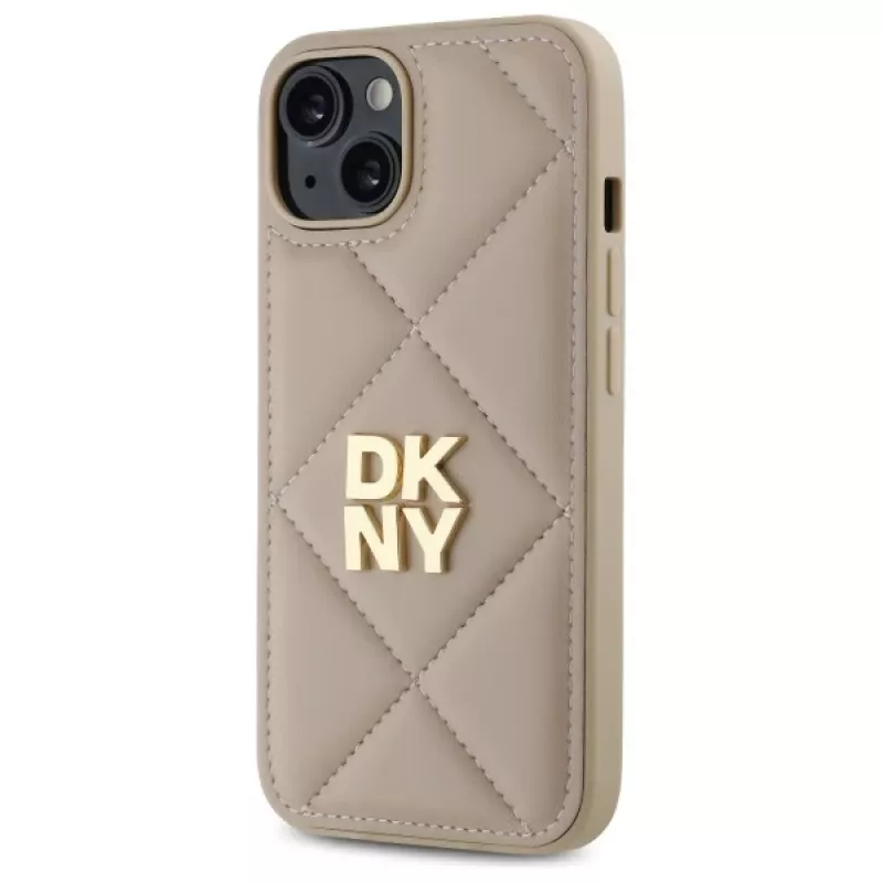 DKNY DKHCP14SPQDSLE Quilted Stack Logo kotelo Apple iPhone 14 6,1