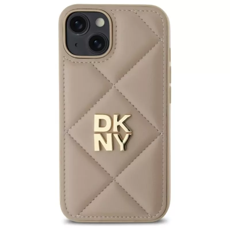 DKNY DKHCP14SPQDSLE Quilted Stack Logo kotelo Apple iPhone 14 6,1