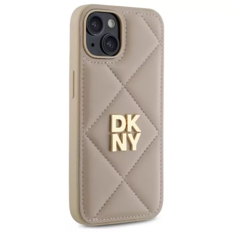DKNY DKHCP14SPQDSLE Quilted Stack Logo kotelo Apple iPhone 14 6,1