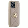 DKNY DKHCP14XPQDSLE Quilted Stack Logo kotelo iPhone 14 Pro Max 6,7 inch - beige