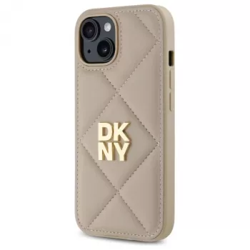 DKNY DKHCP15SPQDSLE Quilted Stack Logo kotelo iPhone 15 6,1