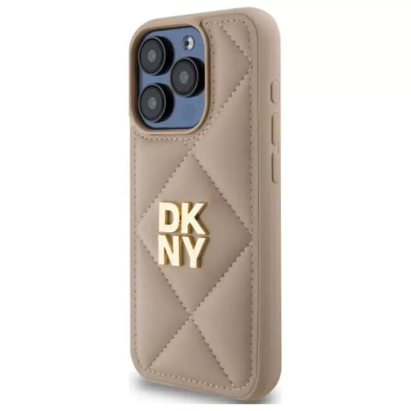 DKNY DKHCP15LPQDSLE Quilted Stack Logo kotelo iPhone 15 Pro 6,1
