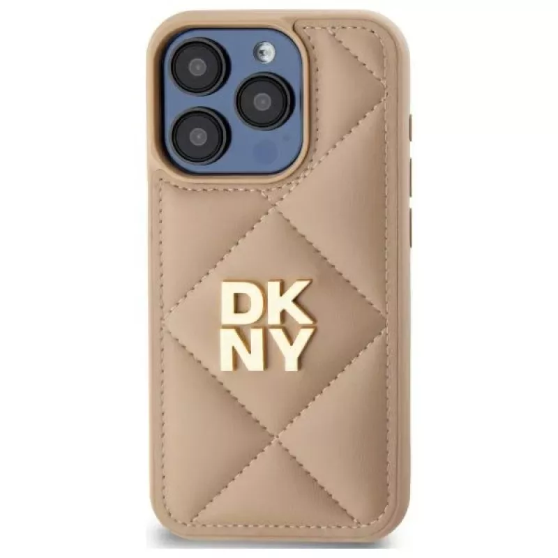 DKNY DKHCP15LPQDSLE Quilted Stack Logo kotelo iPhone 15 Pro 6,1