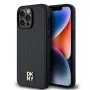 DKNY DKHMP13LPSHRPSK kova kotelo iPhone 13 Pro / 13, musta tekonahka metallilogolla, MagSafe