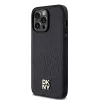 DKNY DKHMP13LPSHRPSK kova kotelo iPhone 13 Pro / 13, musta tekonahka metallilogolla, MagSafe