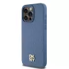 DKNY DKHMP15XPSHRPSB hardcase nahka monogrammikuvio metallilogo MagSafe iPhone 15 Pro Max 6.7 sininen