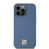 DKNY DKHMP15XPSHRPSB hardcase nahka monogrammikuvio metallilogo MagSafe iPhone 15 Pro Max 6.7 sininen