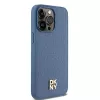DKNY DKHMP15XPSHRPSB hardcase nahka monogrammikuvio metallilogo MagSafe iPhone 15 Pro Max 6.7 sininen