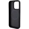 DKNY DKHMP15XPSOSPK hardcase nahka printtikuvio metallilogo MagSafe iPhone 15 Pro Max 6.7 musta