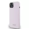 DKNY DKHMP14SSMCHLP liquid silicone hardcase metallilogo MagSafe iPhone 13/14/15 6,1