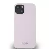 DKNY DKHMP14SSMCHLP liquid silicone hardcase metallilogo MagSafe iPhone 13/14/15 6,1