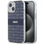 DKNY DKHMP15SHRHSEB hard case iPhone 15/14/13 6,1 inch sininen Mono & Stripe IML MagSafe