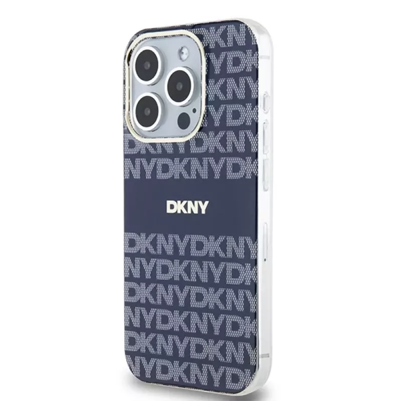 DKNY DKHMP15LHRHSEB iPhone 15 Pro 6.1 sininen hardcase IML Mono & Stripe MagSafe