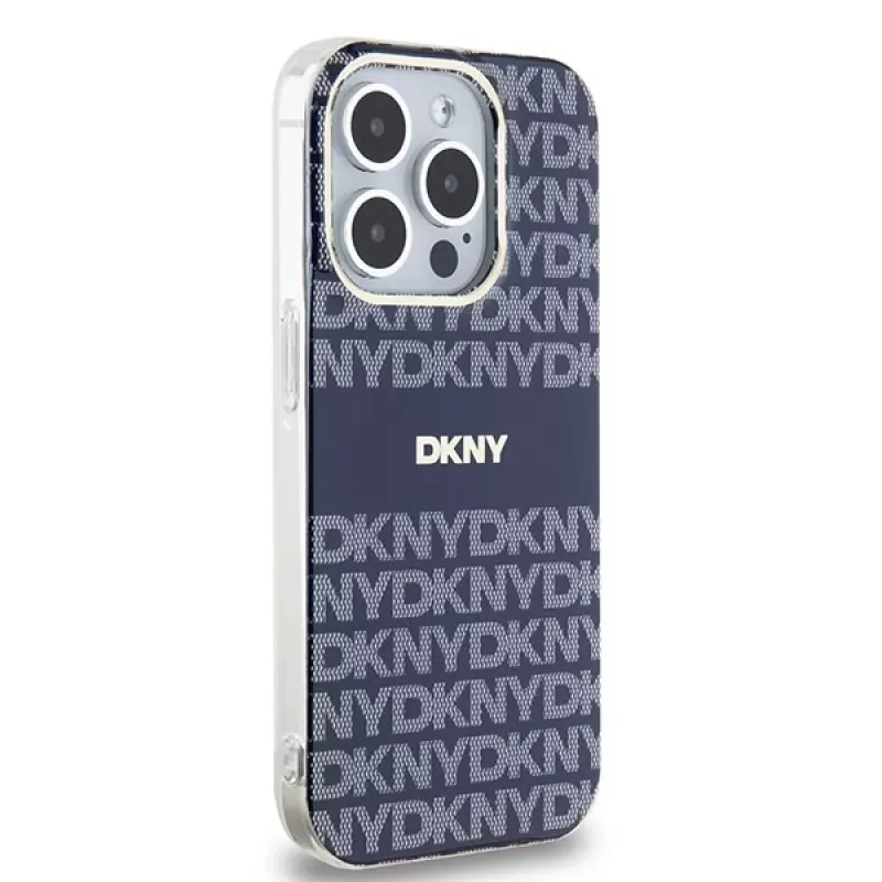 DKNY DKHMP15LHRHSEB iPhone 15 Pro 6.1 sininen hardcase IML Mono & Stripe MagSafe