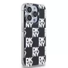 DKNY DKHCP15LHDLCEK kova suojakuori Apple iPhone 15 Pro 6,1 -puhelimelle, musta, IML Checkered Mono Pattern
