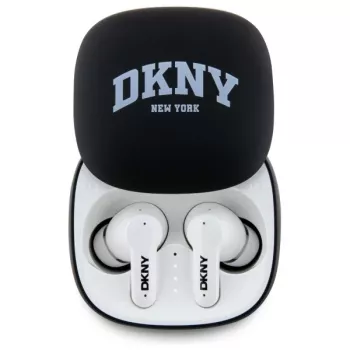 DKNY DKTWS3DNYAK Bluetooth TWS -nappikuulokkeet latauskotelolla, kumipinta mattaviimeistelyllä, musta
