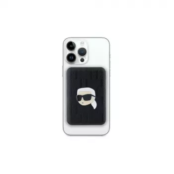 KARL LAGERFELD KLPB5FPGKSKIHK langaton varavirtalähde 5000mAh 15W MagSafe musta