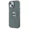 Karl Lagerfeld KLHMP15SHLSKIK Hardcase IML metalli Karl Head MagSafe Apple iPhone 15 6,1