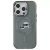 Karl Lagerfeld KLHMP15XHLSKCK iPhone 15 Pro Max 6,7 inch Hardcase IML metalli Karl & Choupette Head MagSafe musta